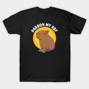 Pardon my RBF Capybara Cartoon T-Shirt